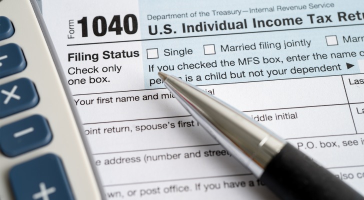 Form 1040 is the official form used to file a federal tax return.
